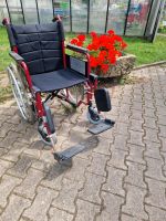 Rollstuhl klappbar gebremst rot Nordrhein-Westfalen - Hamm Vorschau