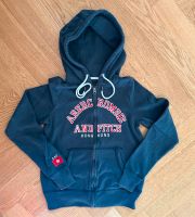 Abercrombie & Fitch Hoodie Jacke | Hong Kong | blau grau | XS /36 Eimsbüttel - Hamburg Harvestehude Vorschau