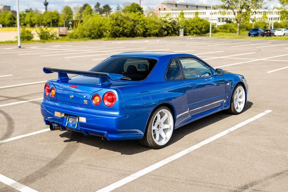 Nissan Skyline R34 GTR Bayside Blue in Jüchen