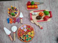 Lebensmittel aus Holz für Spielküche: Pizza, Geburtstagskuchen Ob Bayern - Jandelsbrunn Vorschau