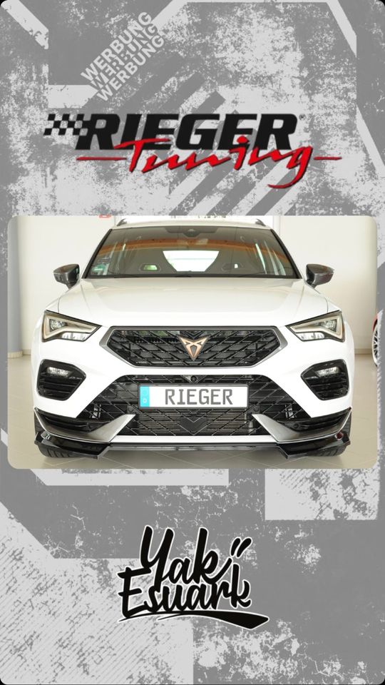 Rieger Tuning - CUPRA Ateca 5FP FL Frontschwert Spoiler YAK in Ludwigsfelde