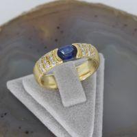 WERT 2290 € BRILLANT SAPHIR RING 750er/18 K GELBGOLD vxlt 82859 Essen - Altenessen Vorschau