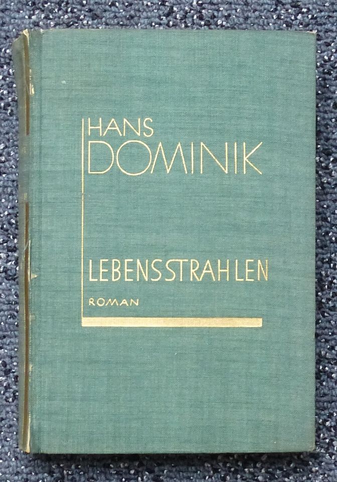 Hans Dominik - Lebensstrahlen Science Fiction altdeutsche Schrift in Ostercappeln