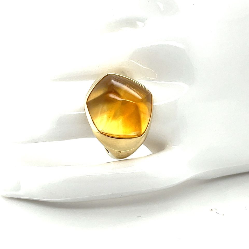 Pomellato Ring 750/- Gelbgold mit Citrin Nr. 219998 M10 in Hannover