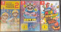 Nintendo Switch Mario 3d World,Super Mario Maker, Wario Ware Bayern - Dittelbrunn Vorschau