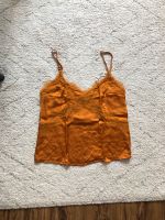 Neu! H&M Spaghetti Träger Top orange mit Spitze 34 XS Frankfurt am Main - Dornbusch Vorschau