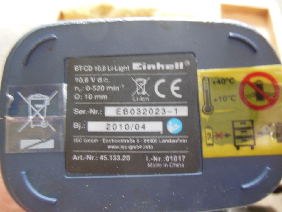 Einhell Akkuschrauber BT-CD Li-Light 10,8 in München