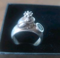 Extravaganter Ring mit Frosch und Stein, 925 Silber Baden-Württemberg - Kißlegg Vorschau