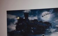 PolarExpress Poster xxl Leinwand Dampflokomotive Leipzig - Eutritzsch Vorschau