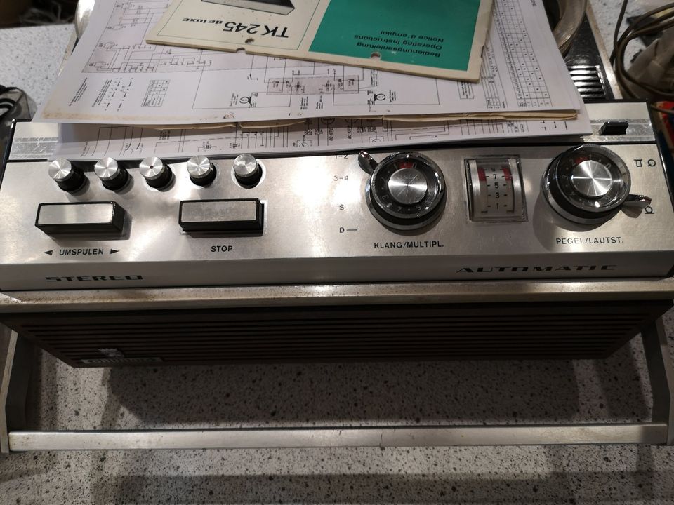 Grundig - TK245 de luxe - Tonbandgerät in Au