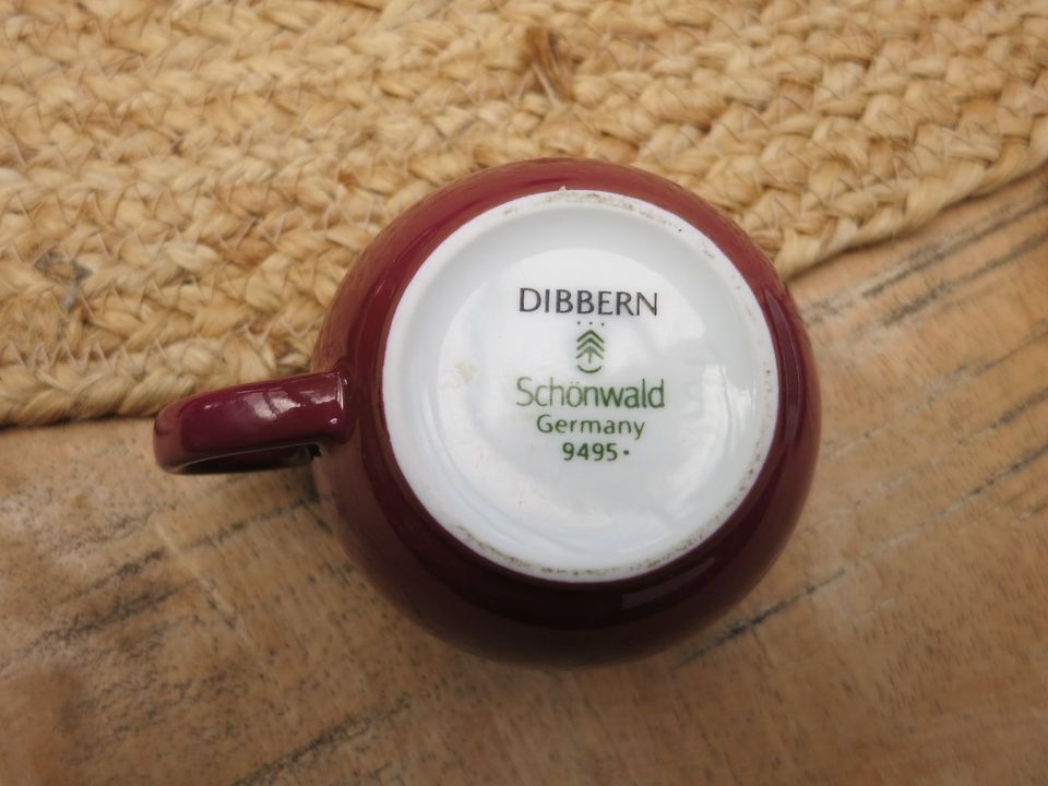 Dibbern, Schönwald,Tassen, Espressotassen, Unterteller in Krefeld