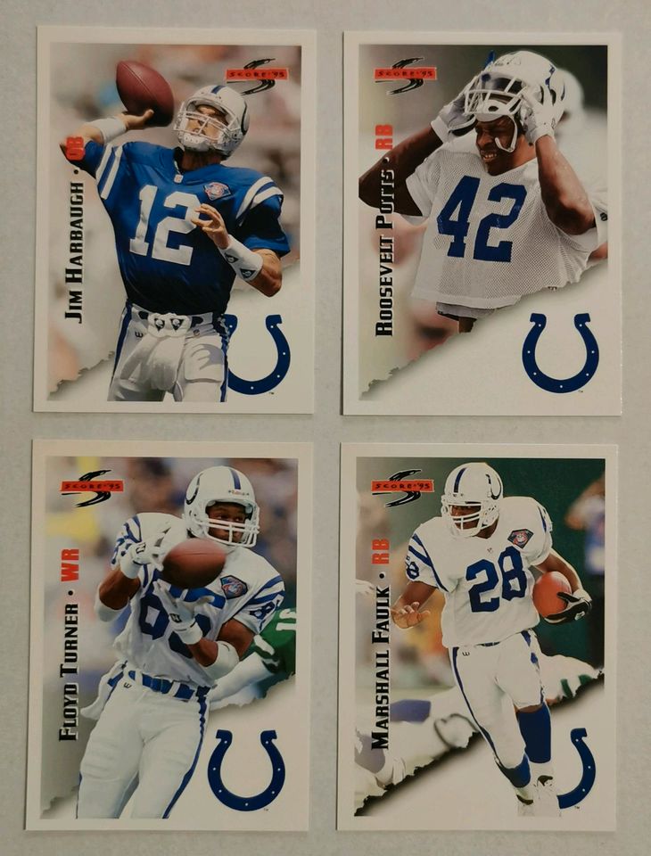 Indianapolis Colts NFL 12 Trading Cards Lot - 90er 2000er - TOP in Viernheim