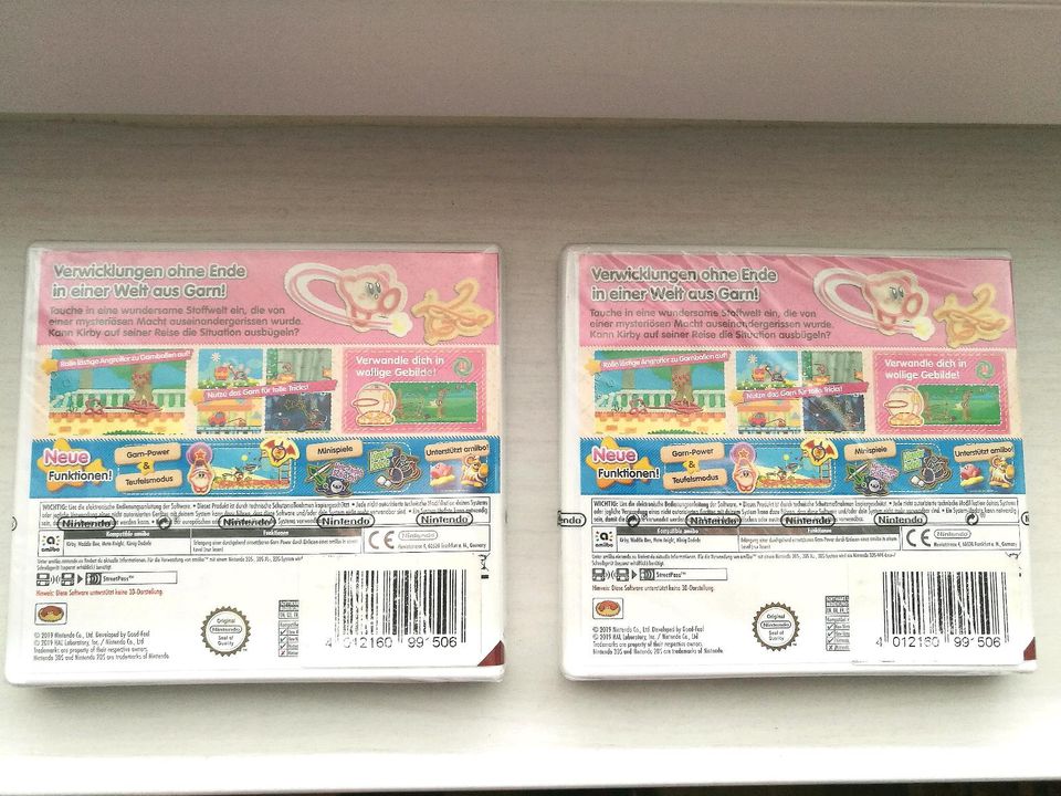Kirby extra magische Garn Nintendo 3DS neu sealed unbenutzt Rar in Hamburg