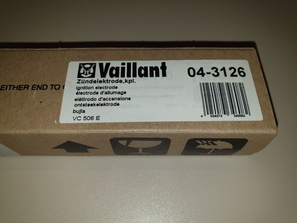 Vaillant Zündelektrode 04-3126 für VC 506 E  NEU und OVP in Berlin