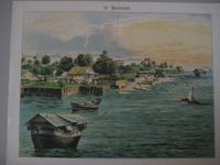 Kamerun Farblithographie Cameroun Tschadsee Jaunde Afrika 1880 Bayern - Küps Vorschau