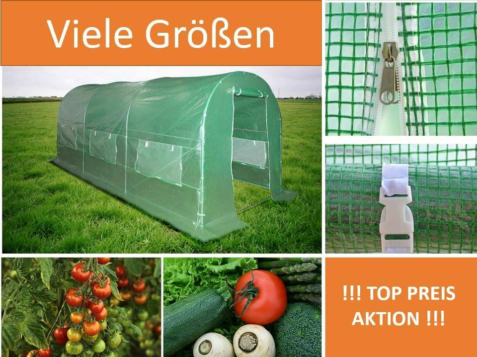 2x3m 2x4m 2x5m 3x6m 3x8m 3x10m Gewächshaus Foliengewächshaus Folienzelt Tomatenhaus AKTION !!!! in Berlin