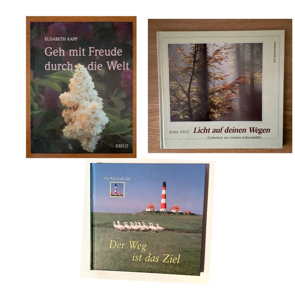 Verschiedene Bücher mit schönen Gedanken in Bad Bentheim