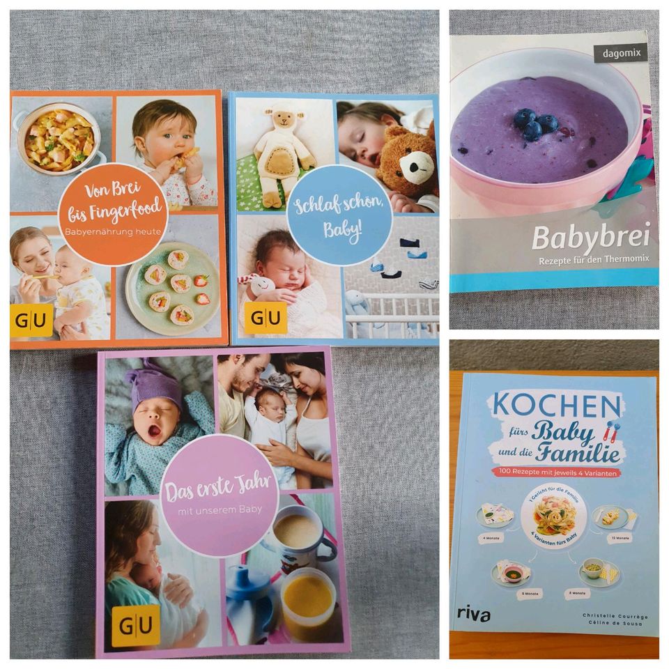 Verschiedene Koch,- & Backbücher Baby,Kind,Erwachsene in Wonfurt