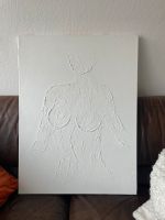 Gemälde Leinwand Struktur clean woman naked Silhouette weiß creme Hannover - Vahrenwald-List Vorschau