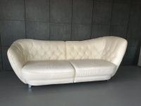 Echtleder Sofa, Couch, 3-Sitzer, Leder - creme Niedersachsen - Laatzen Vorschau