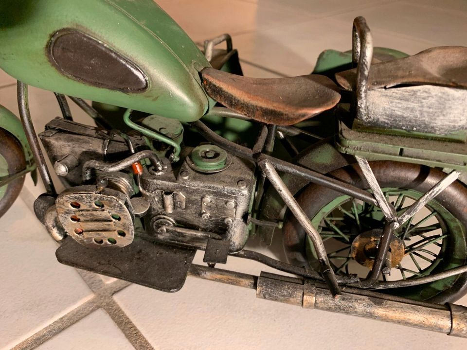 Boxer Motorradgespann Modell BMW Militär Blechspielzeug Metall in Töging am Inn