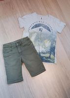 Jeans Shorts von Garcia, Gr. 140, khaki, mit T-Shirt/ 3 und 10 € Hessen - Rodgau Vorschau