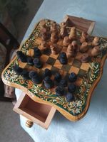Schachbrett Olivenholz, Schach mit Figuren, Schachspiel, Handmade Brandenburg - Schollene Vorschau