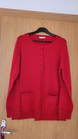 Kaschmir / Merinowolle  Strickjacke / Cardigan Gr. 44, rot Frankfurt am Main - Fechenheim Vorschau