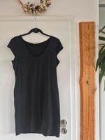 Schwarzes Kleid Gr. L Basic anliegend dehnbar kurzärmelig H&M Dresden - Cotta Vorschau