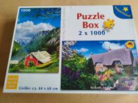 Puzzle Box 2 x 1000 Teile Rheinland-Pfalz - Niederfischbach Vorschau