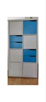 Kallax Regal 8 Fächer 77 x 147 cm weiß mit blauen schubladen Obergiesing-Fasangarten - Obergiesing Vorschau