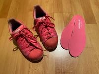 Adidas Superstars Pink Größe 39 1/3 mit neuen Einlegesohlen Nordrhein-Westfalen - Alsdorf Vorschau