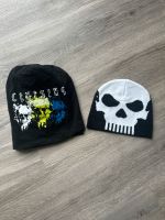 2 Mützen u. a. Beanie in schwarz Totenkopf Übergang Gr. ca. 54 Nordrhein-Westfalen - Hamm Vorschau