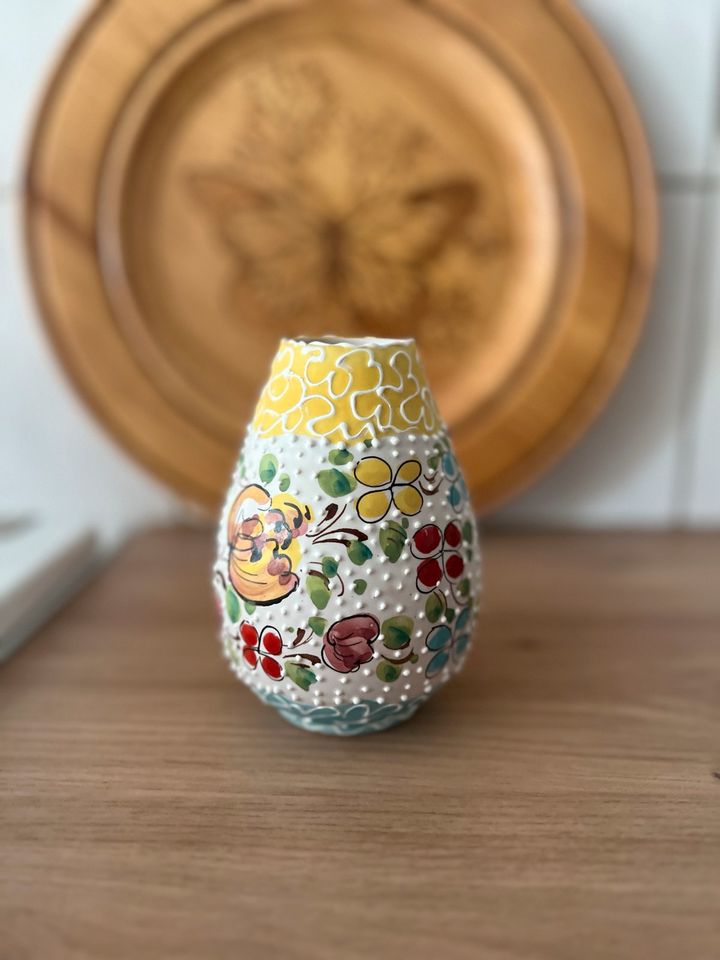 Vase Deko bunt  handbemalt in Berlin