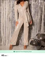 Luxuar Limited Hochzeit Paillette Jumpsuit, Mariposa Kleid Gr. 36 Kreis Pinneberg - Pinneberg Vorschau