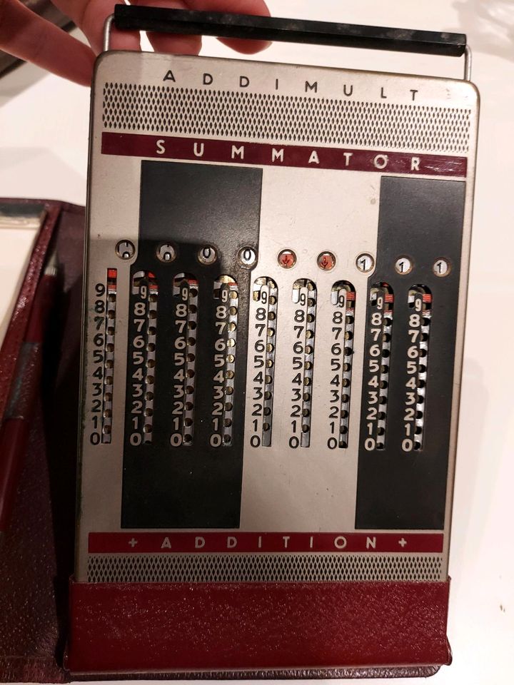 Addimult Taschenrechner alter Rechner Retro in Dettelbach