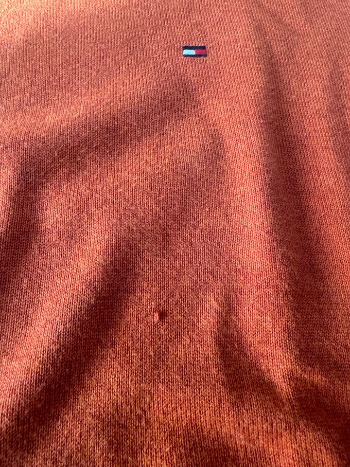 Tommy Hilfiger Strickpullover Pulli Gr. XL orange rostrot in Ratingen