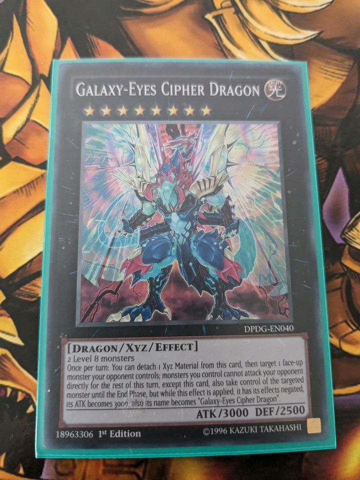 Yugioh Galaxy-Eyes Cipher Dragon in Schwindegg
