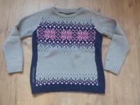 Muster Strickpullover Pullover von Gaastra Gr. 44 46 schlamm grau Hessen - Nidda Vorschau