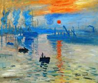 Claude Monet - Sonnenaufgang c93331 50x60cm Ölgemälde handgemalt Berlin - Treptow Vorschau