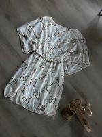 Kleid Sommerkleid Abendkleid Gr M 38 Pailletten weiß gold Hamburg - Hamburg-Nord Vorschau