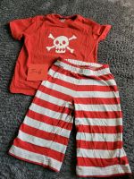 ☆Sommer Schlafi Schlafanzug Totenkopf Pirat Mini Boden 5-6Y 116☆ Hessen - Frielendorf Vorschau