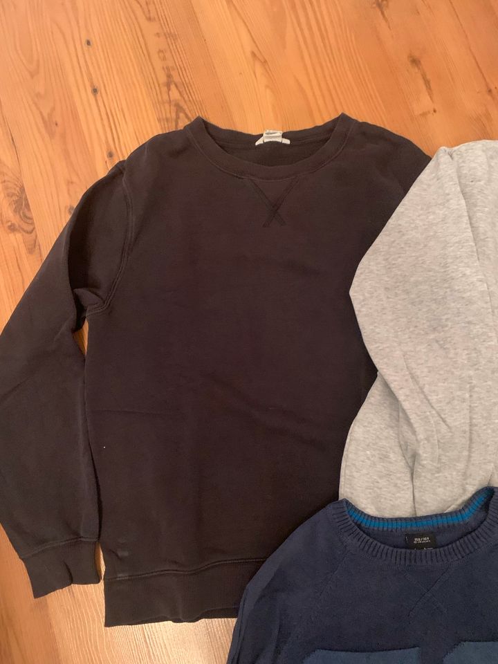 Pullover Jungen Gr.158/164 H&M grau blau schwarz in Lage