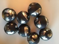 Christbaumkugeln Christbaumschmuck Weihnachtsdeko schwarz Silber Bayern - Leinburg Vorschau