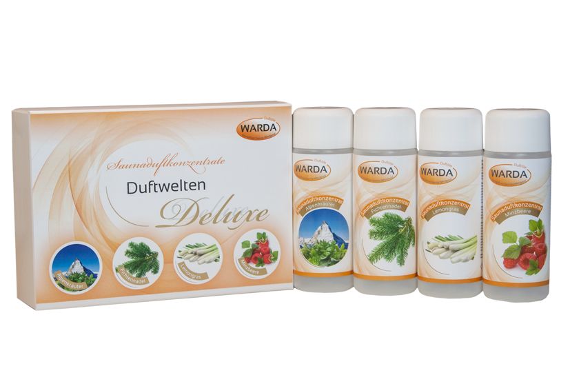 Warda Sauna Set Duftwelten Deluxe 4 X 100 ml in Rottweil