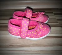 Babyschuhe  Größe 20 pink mit gelben Punkten Baden-Württemberg - Albstadt Vorschau