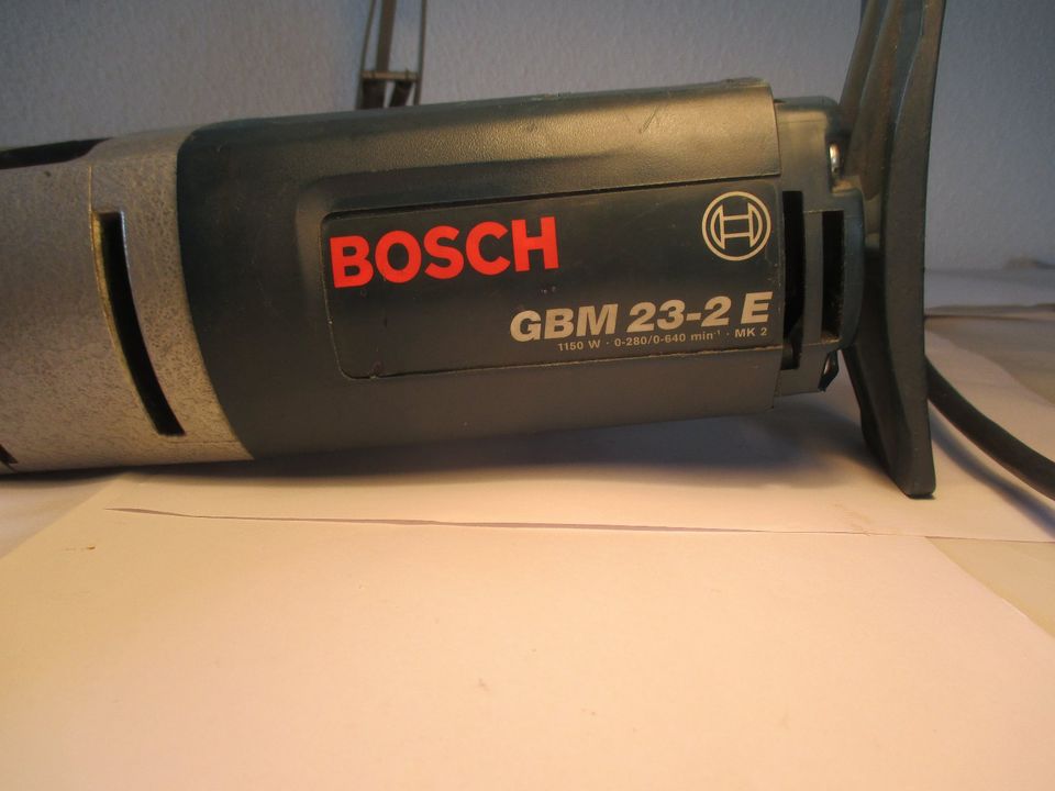 Bosch Handbohrmasch GMB 233-2E Typ 06001121 603 m.Zubehör Industr in Ilmmünster