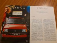 Opel Corsa A Prospekt Katalog 8.1988 neuwertig Hessen - Schlitz Vorschau