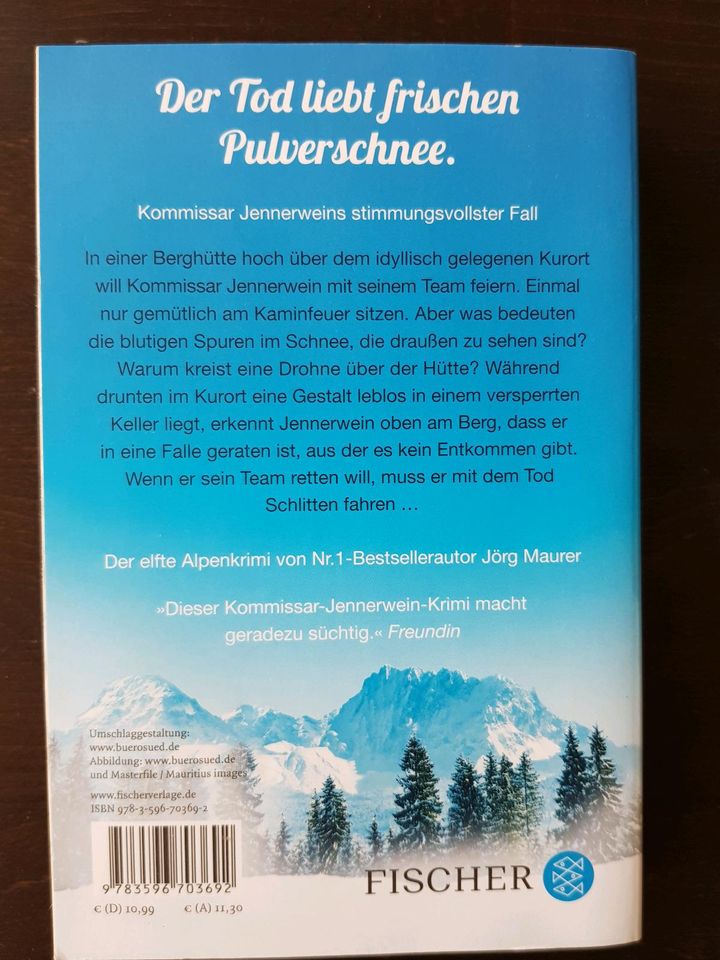 Im Schnee wird nur dem Tod nicht kalt, Krimi von Jörg Maurer in München