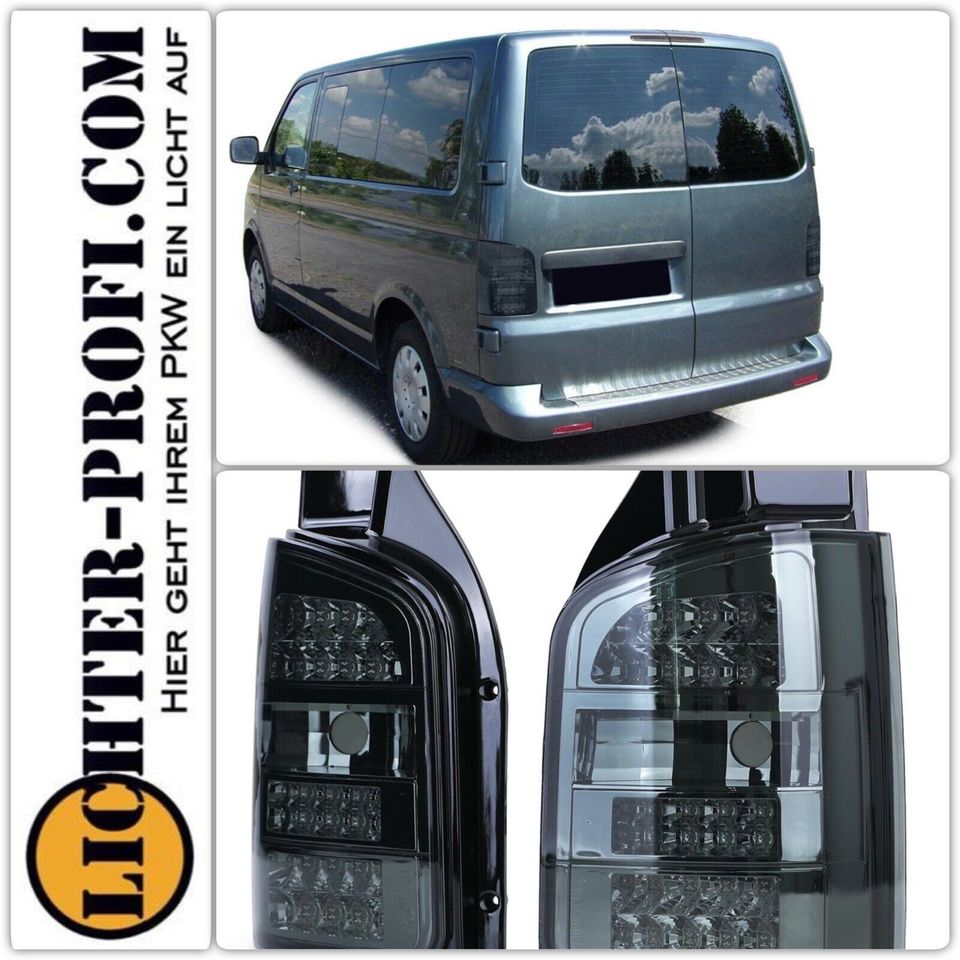 Klarglas LED Rückleuchten Schwarz Smoke für VW Bus T5 Neu! in Hessen -  Calden, Tuning & Styling Anzeigen